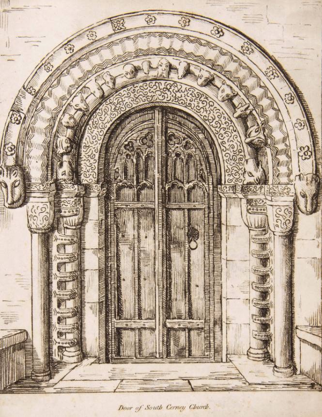 Door of South Cerney Church