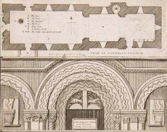 Plan of Stewkley Church, Bucks and archtectrl dtl.