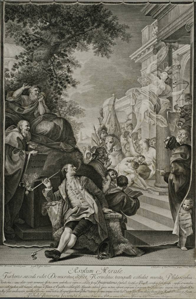 Democritus and Heraclitus (Asylum Morale)