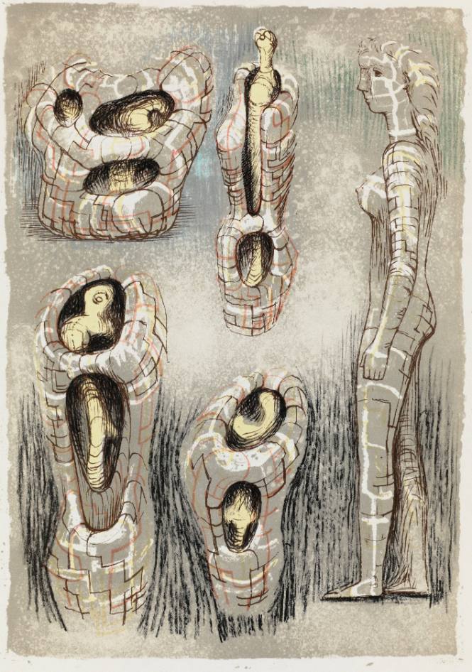 Pandora, from the artist's book Prométhée