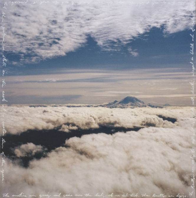 The mountains are growing and you're over there looking at me like that. These Breathings are begging's, these Breathings are asking for anything having to do with direction. Wrapped in these blankets made of clouds, Morning Star got up and pointed the way. We were too tired and too weak to proceed, but still the gesture is still in the east at a certain time of year.