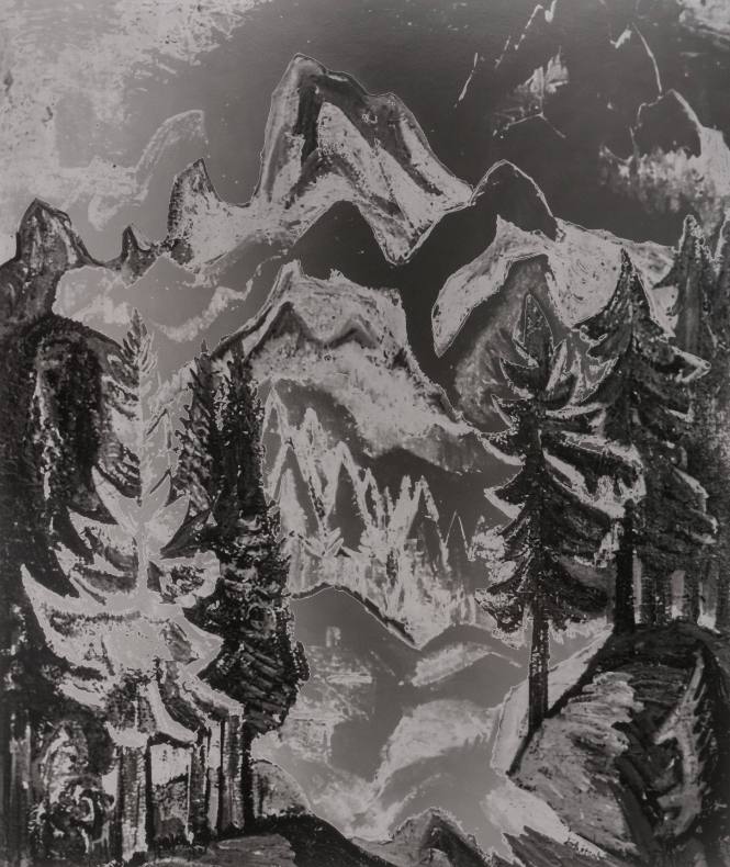 Entartete Kunst, Alpenlandschaft, 1937/2022