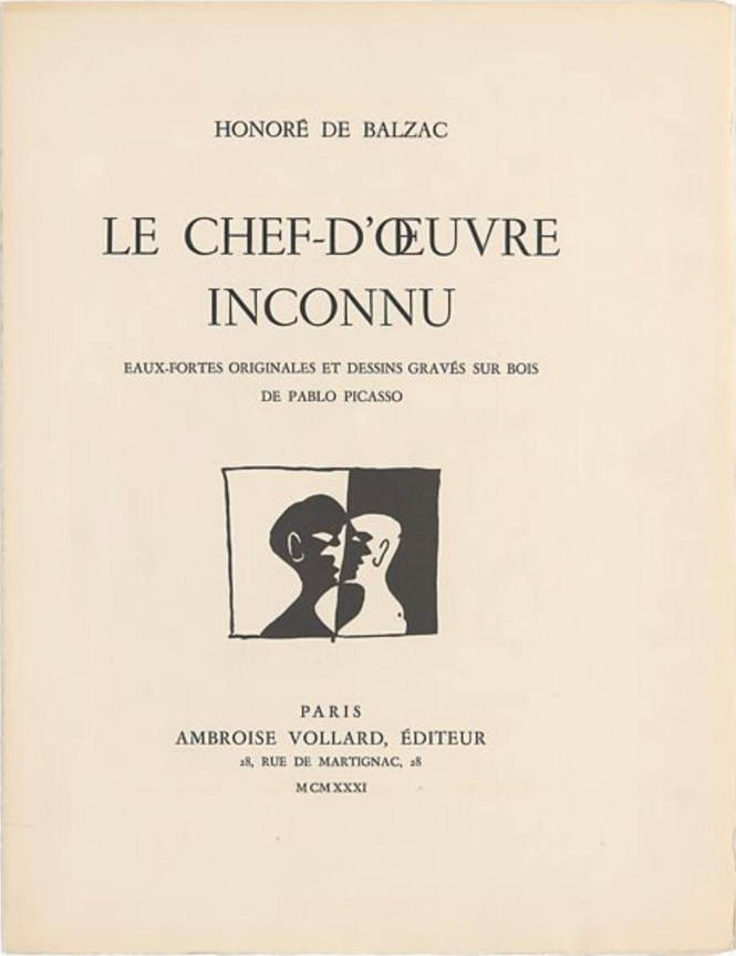 Illustration of Honoré de Balzac, Le Chef d'Oeuvre Inconnu (Paris: Vollard)
