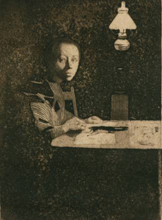 Self Portrait at the Table
