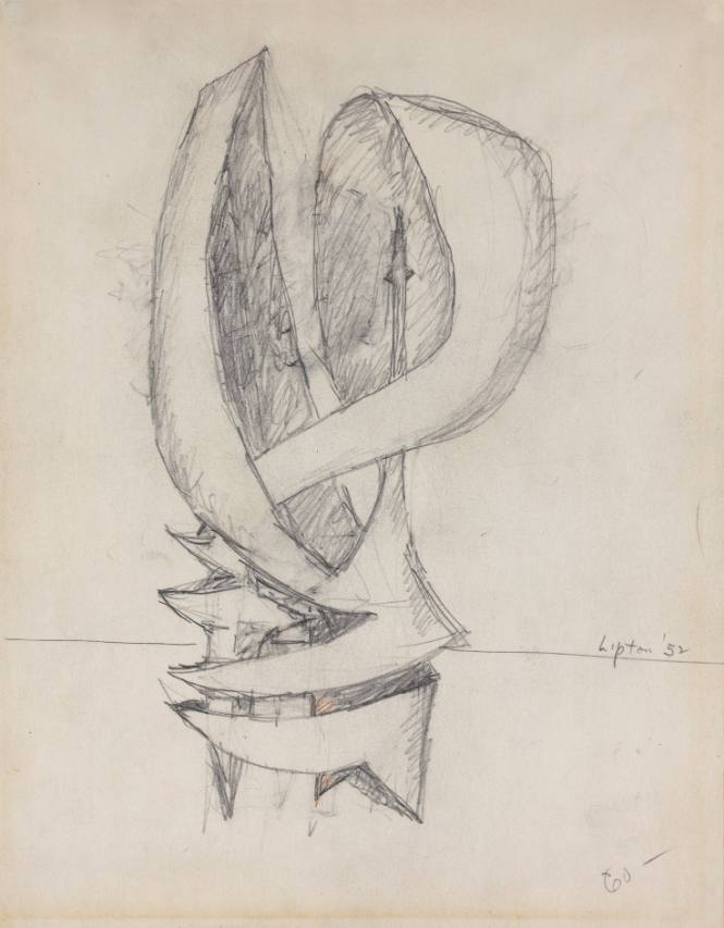 Drawing for Unexecuted Sculpture