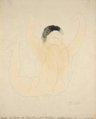 Male Nude, from the book Le Jardin des Supplices by Octave Mirbeau
