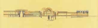 Fargo - Moorehead Cultural Center, South Elevation, Preliminary Sketch