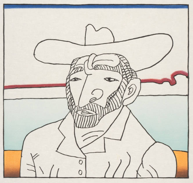 Self-portrait II (After Van Gough)
