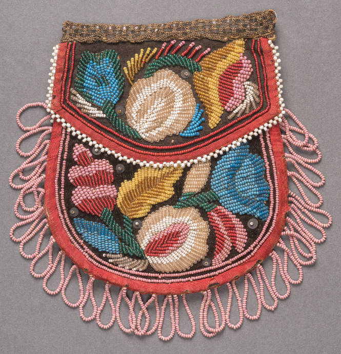 Beaded pouch