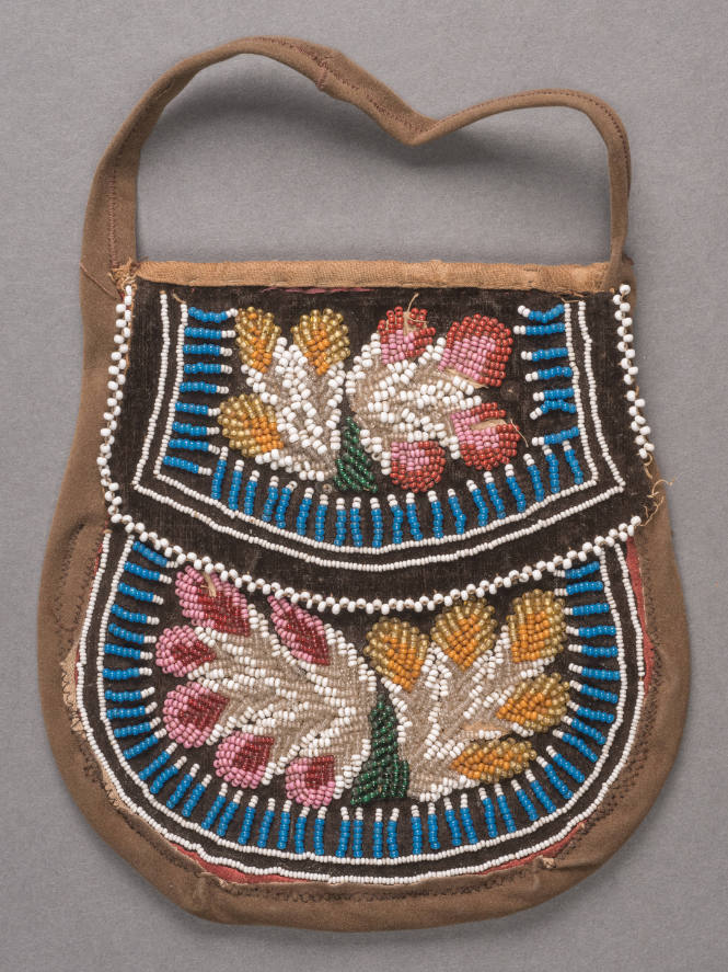 Beaded pouch