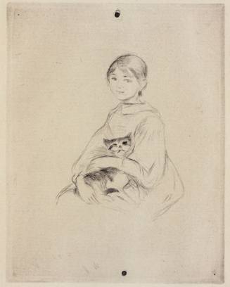 Girl with a Cat
