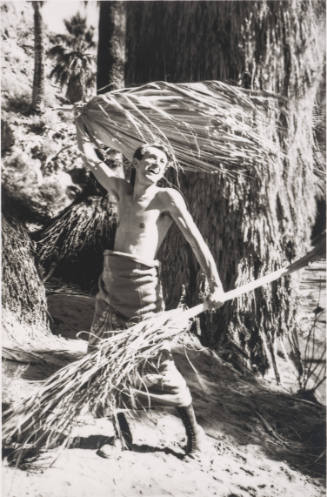Self-portrait with Palm Fronds