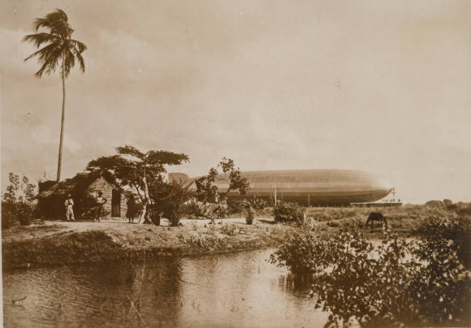 Graf Zeppelin landed, from “Studies of Construction and Flying of the Graf Zeppelin”