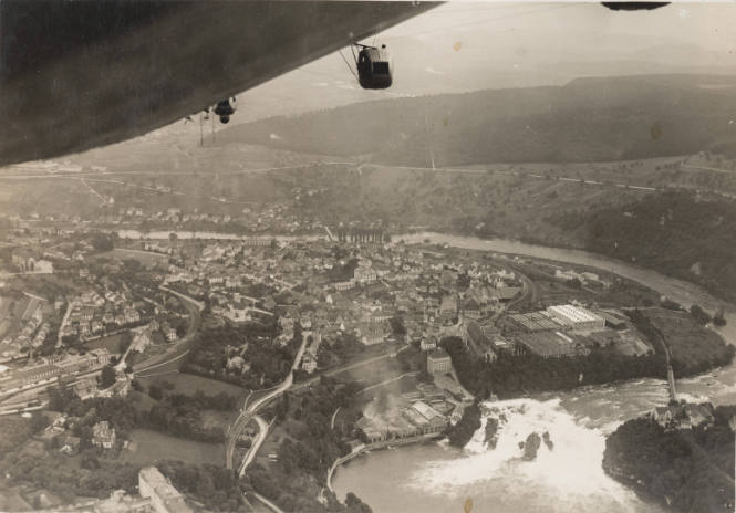 Rhine Fall, Germany, near Basel from “Studies of Construction and Flying of the Graf Zeppelin"