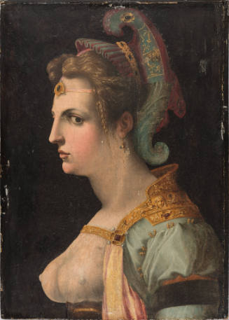 Idealized Head of Woman in an Elaborate Costume, Probably Venus: a “Testa Divina”