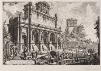 Veduta del Castello dell'Acqua Paola sul Monte Aureo
