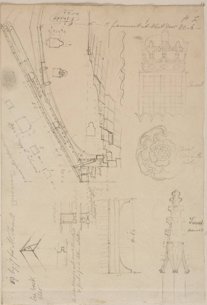 Turret and Section Through a Vault