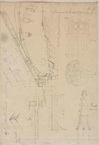 Turret and Section Through a Vault