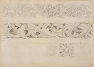 Stringcourses, side of Nave  King's College Chapel