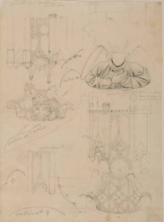 Canopies on piers, King's College Chapel