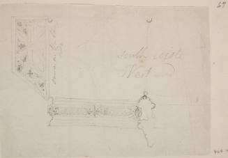Mouldings, South aisle, West end, King's College Chapel