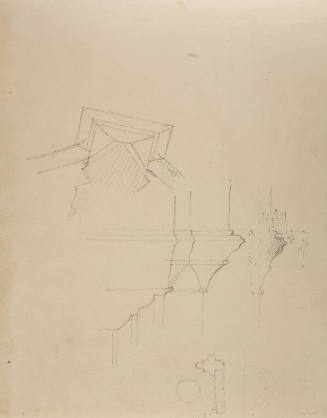 Architectural drawing, King's College Chapel