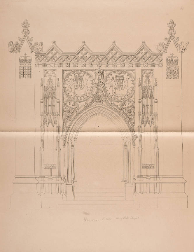 Doorway, S. Side King's College Chapel