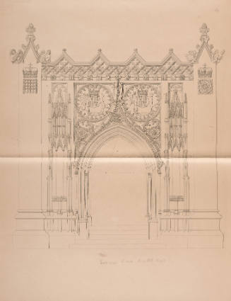 Doorway, S. Side King's College Chapel