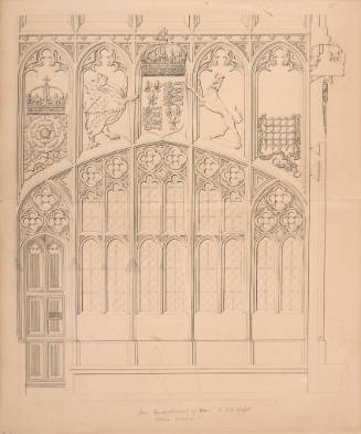 One compartment of nave King's College Chapel