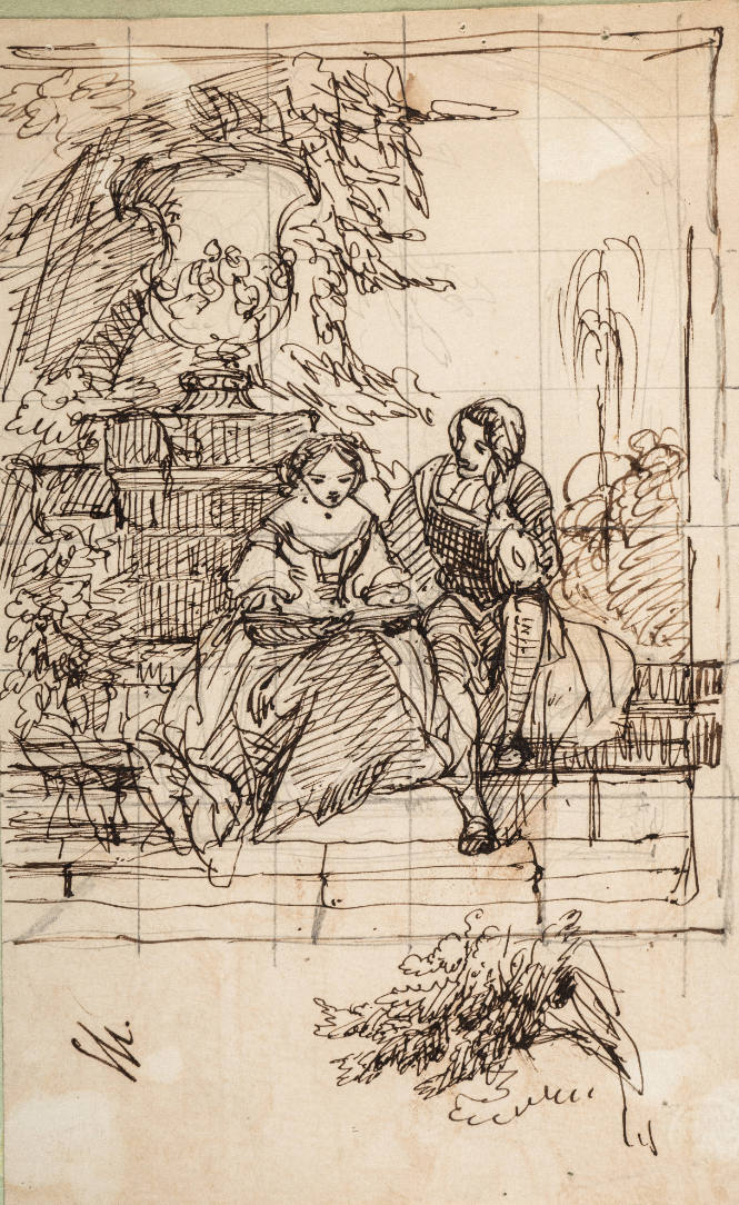 Lady and Gentleman Reading (Amy and Leicester)