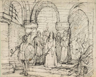 Joan of Arc on her way to her execution