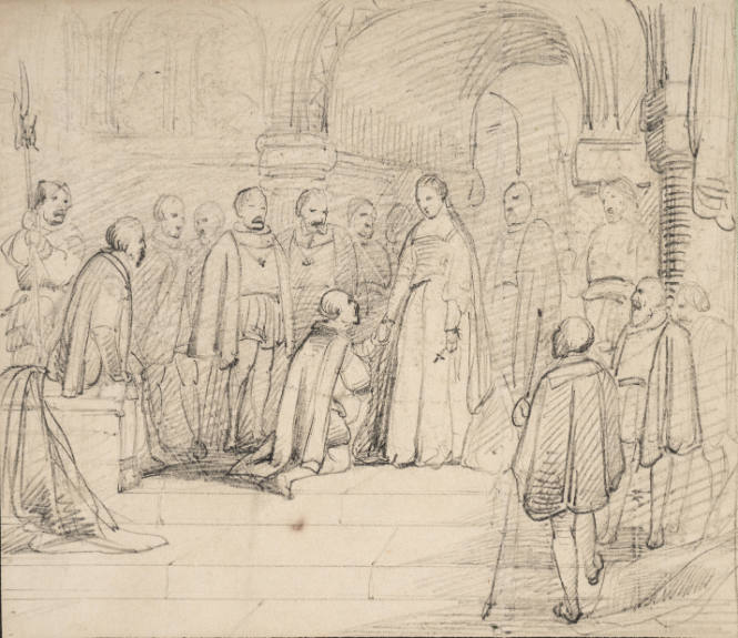 Joan of Arc on her way to her execution
