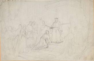 David II of Scotland knighting Henry II of England