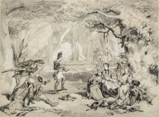 Revolutionary War Scene