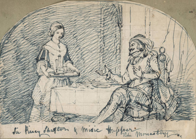 Sir Purcy Shafton and Misic Happer  Vide Monastary