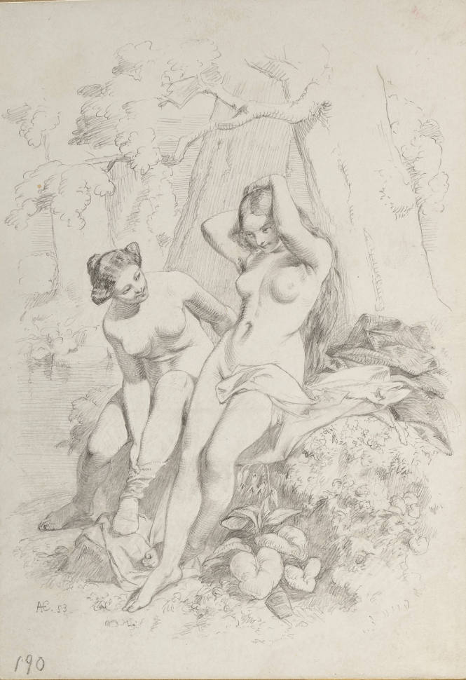 Study of Two Nude Women