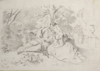 Man and a woman in a park