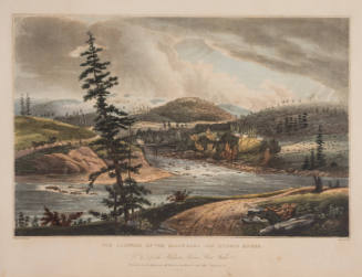 The Junction of the Sacandaga and Hudson Rivers, No. 2 of the Hudson River Port Folio