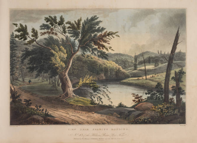 View Near Jessups Landing, No. 3 of the Hudson River Port Folio