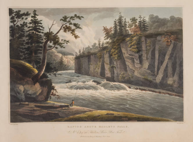 Rapids Above Hadleys Falls, No. 4 of the Hudson River Port Folio