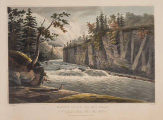 Rapids Above Hadleys Falls, No. 4 of the Hudson River Port Folio
