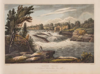 Baker's Falls, No. 8 of the Hudson River Port Folio