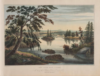 View Near Fort Miller, No, 9 of the Hudson River Port Folio