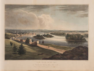 Troy From Mount Ida, No. 11 of the Hudson River Port Folio