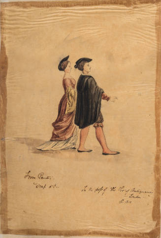 Man and Woman - from painting  "Drap d'Oz"