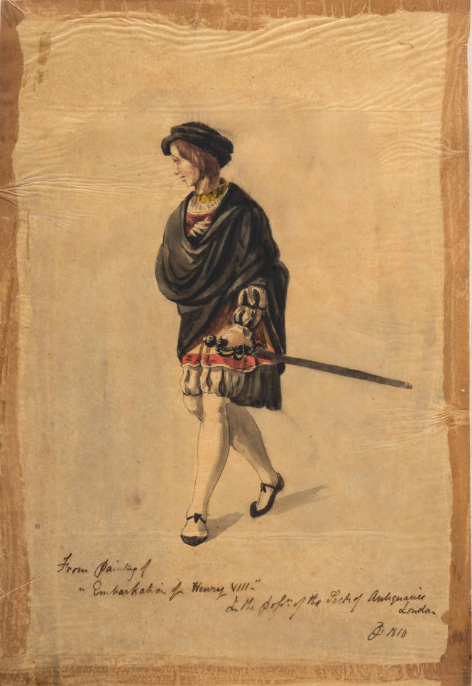 From painting "Embarkation of Henry VII"
