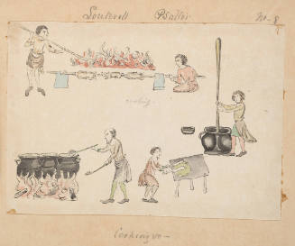 Cooking - Louterell Psalter No. 8