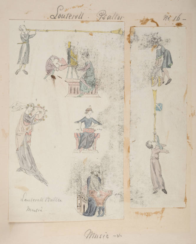 Music - Louterell Psalter No. 16