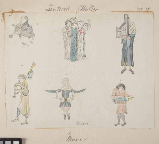 Music - Louterell Psalter No. 17