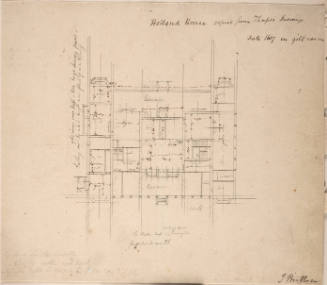 Holland House, Kensington (1607) Plan